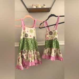 Matching sets Carrie’s creations size 2t and 6